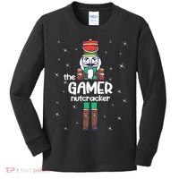 Gamer Nutcracker Family Matching Funny Pajama Kids Long Sleeve Shirt thumb 0