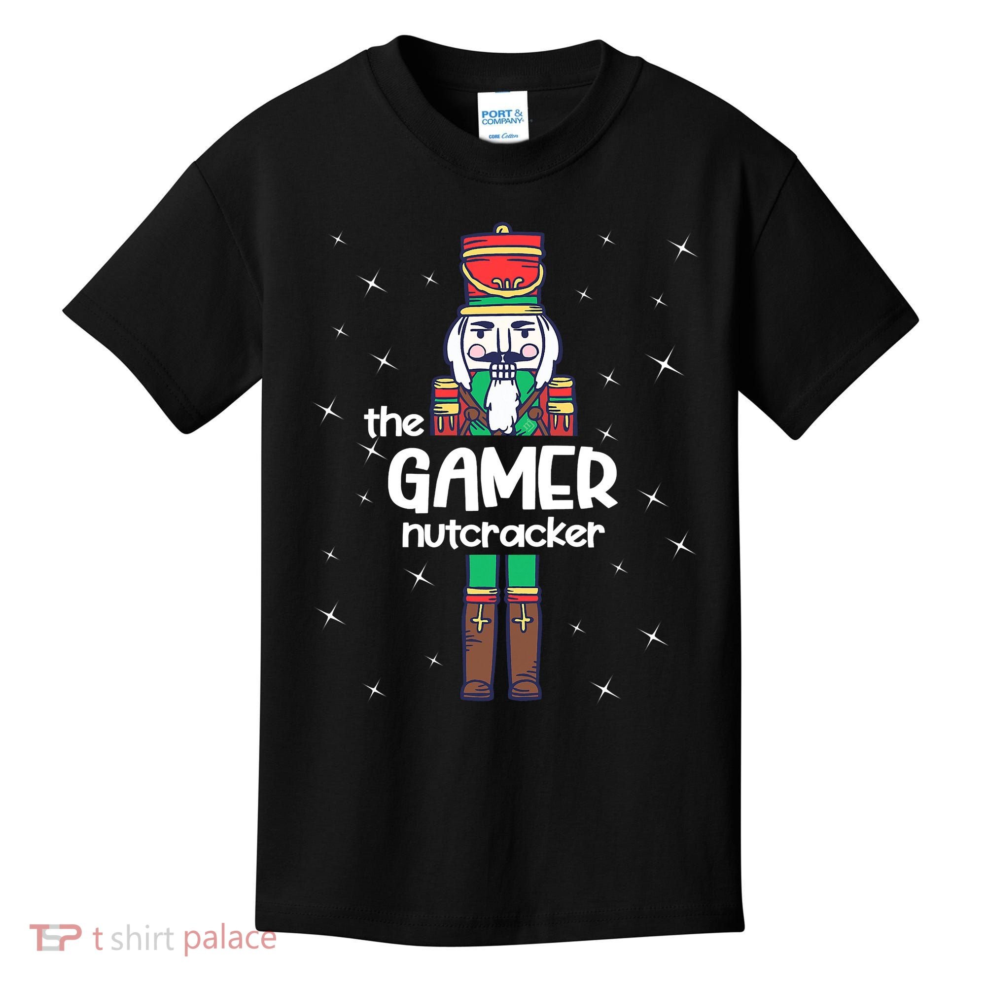 Gamer Nutcracker Family Matching Funny Pajama Kids T-Shirt