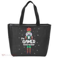 Gamer Nutcracker Family Matching Funny Pajama Tote Bag thumb 0