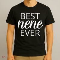 Grandma Nene Gift, Best Nene Ever T-Shirt thumb 3