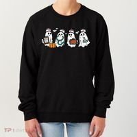 Ghost Nurses Halloween Crew Funny Costume Scrub Top Women's Sweatshirt thumb 0