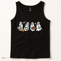 Ghost Nurses Halloween Crew Funny Costume Scrub Top Tank Top thumb 2