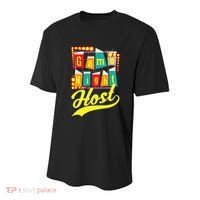 Game Night Host Family Board Game Trivia Night Youth Performance Sprint T-Shirt thumb 0