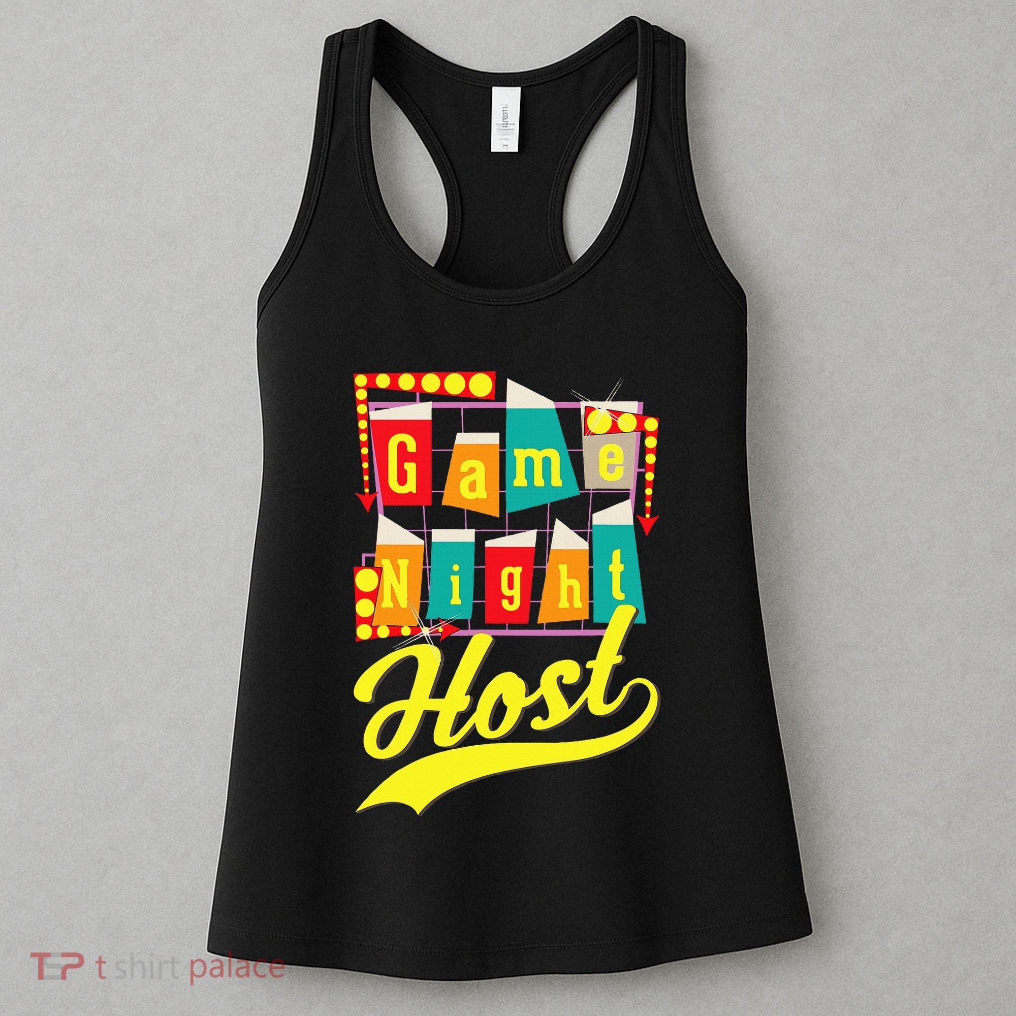 Game Night Host Family Board Game Trivia Night Women's Tank Top