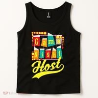 Game Night Host Family Board Game Trivia Night Tank Top thumb 2