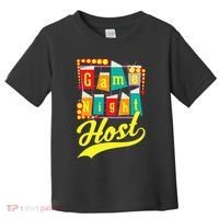 Game Night Host Family Board Game Trivia Night Toddler T-Shirt thumb 0