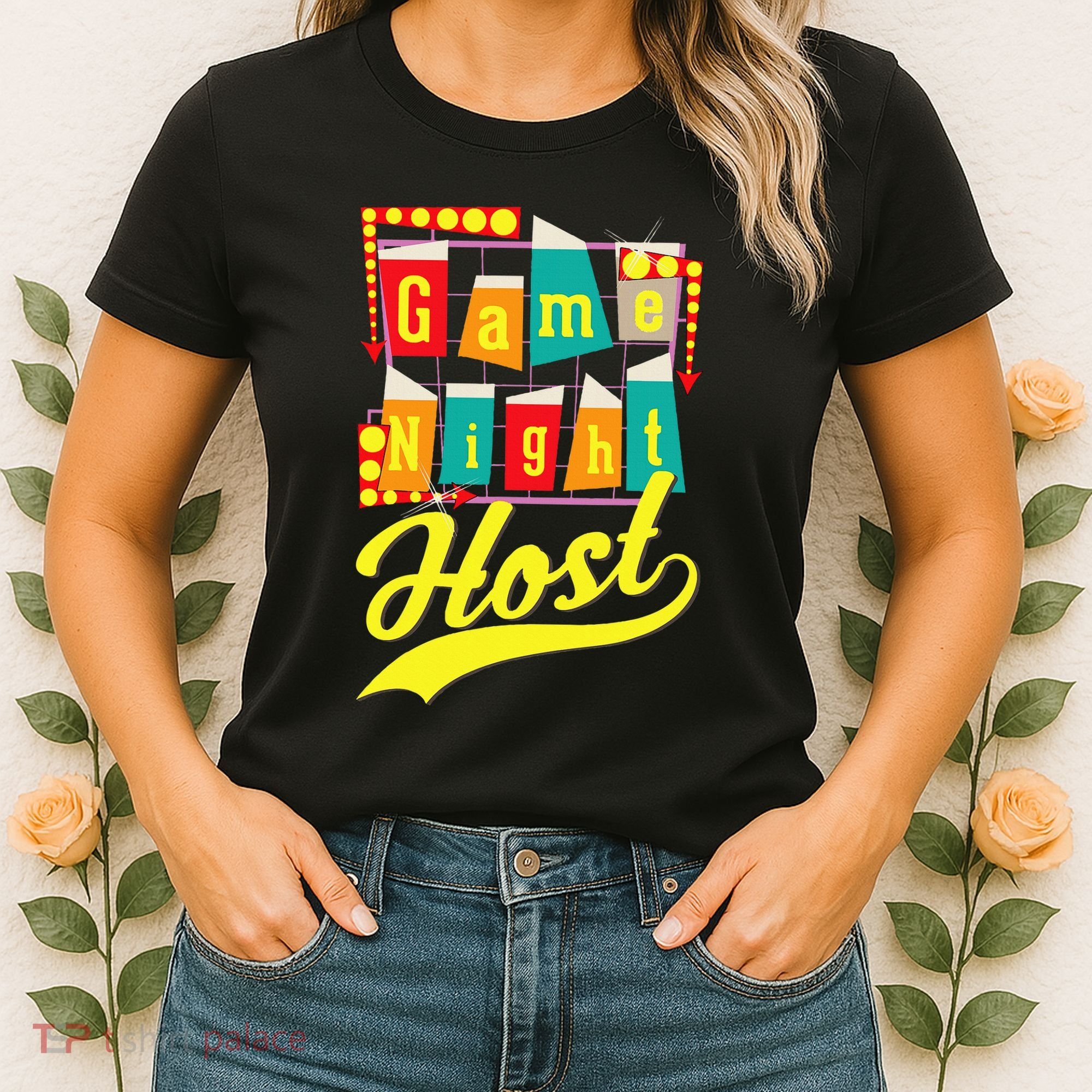 Game Night Host Family Board Game Trivia Night Women's T-Shirt