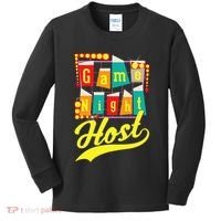 Game Night Host Family Board Game Trivia Night Kids Long Sleeve Shirt thumb 0