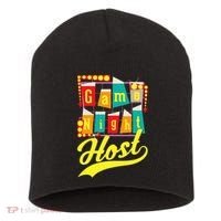 Game Night Host Family Board Game Trivia Night Short Acrylic Beanie thumb 0
