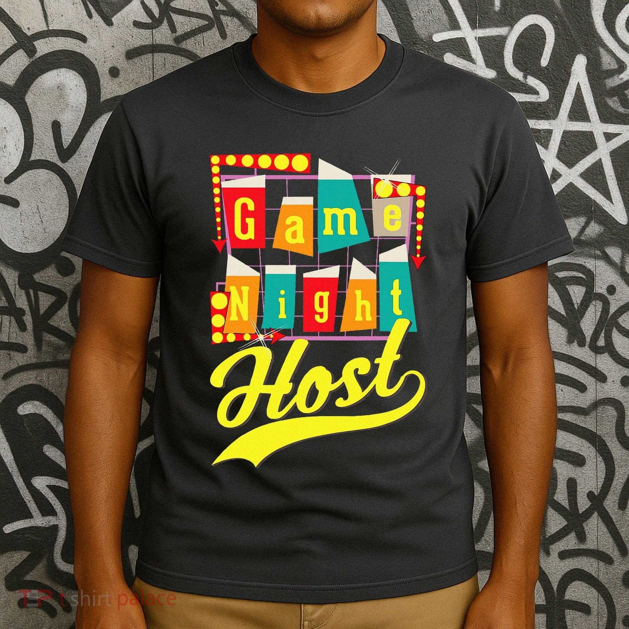 Game Night Host Family Board Game Trivia Night T-Shirt