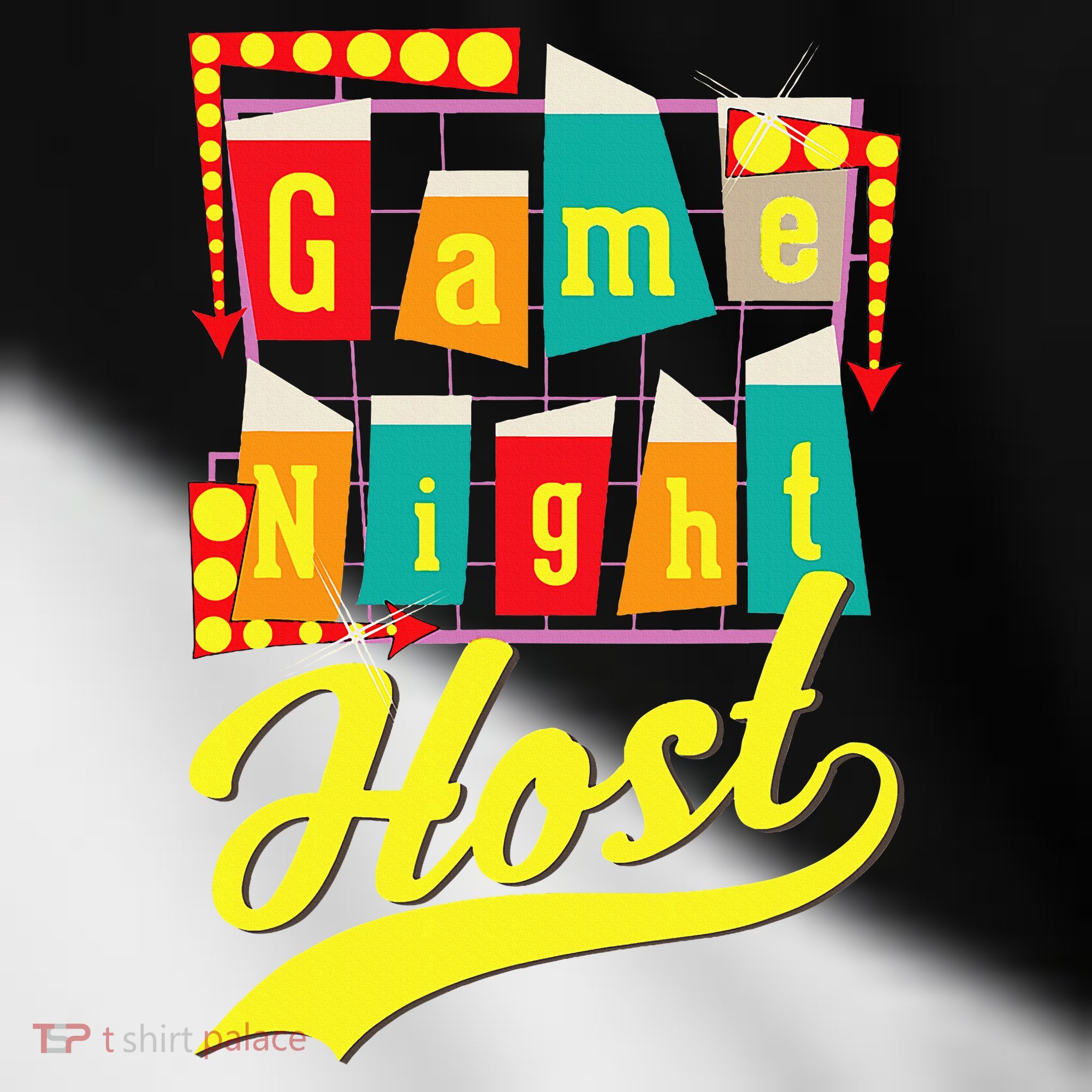 Game Night Host Family Board Game Trivia Night Toddler Fine Jersey T-Shirt