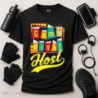 Game Night Host Family Board Game Trivia Night Cooling Performance Crew T-Shirt thumb 3