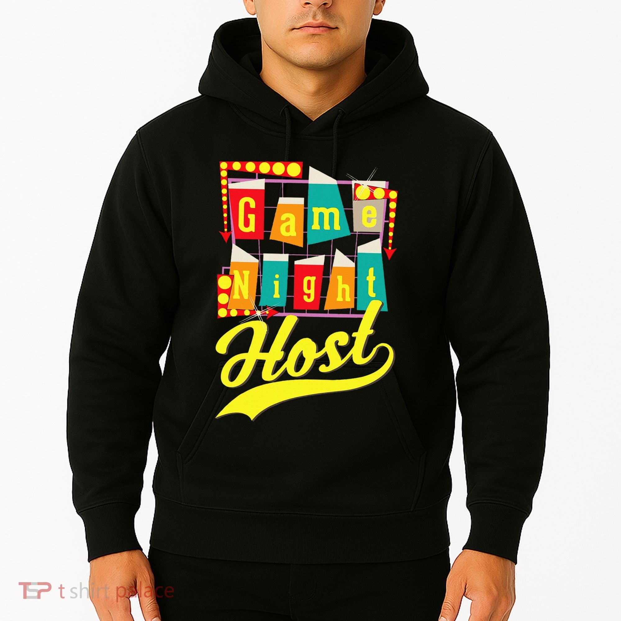 Game Night Host Family Board Game Trivia Night Hoodie