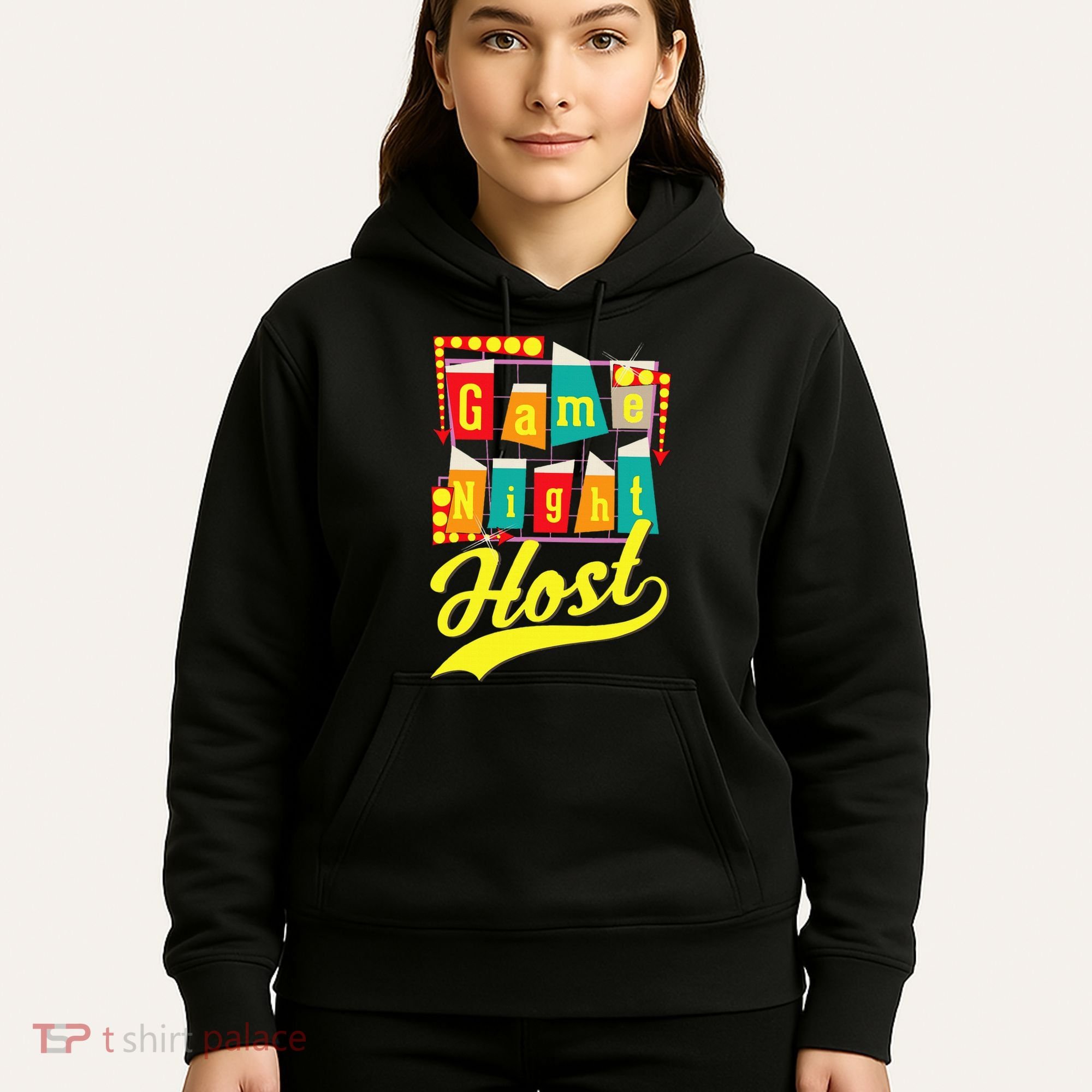 Game Night Host Family Board Game Trivia Night Hoodie