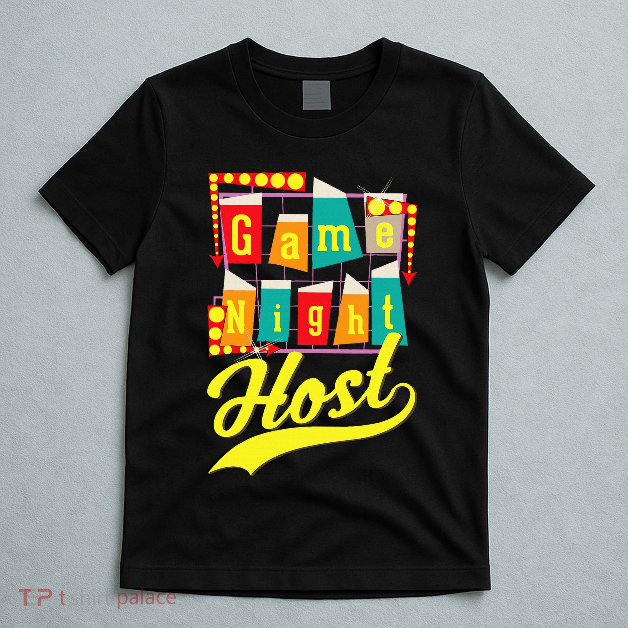 Game Night Host Family Board Game Trivia Night T-Shirt