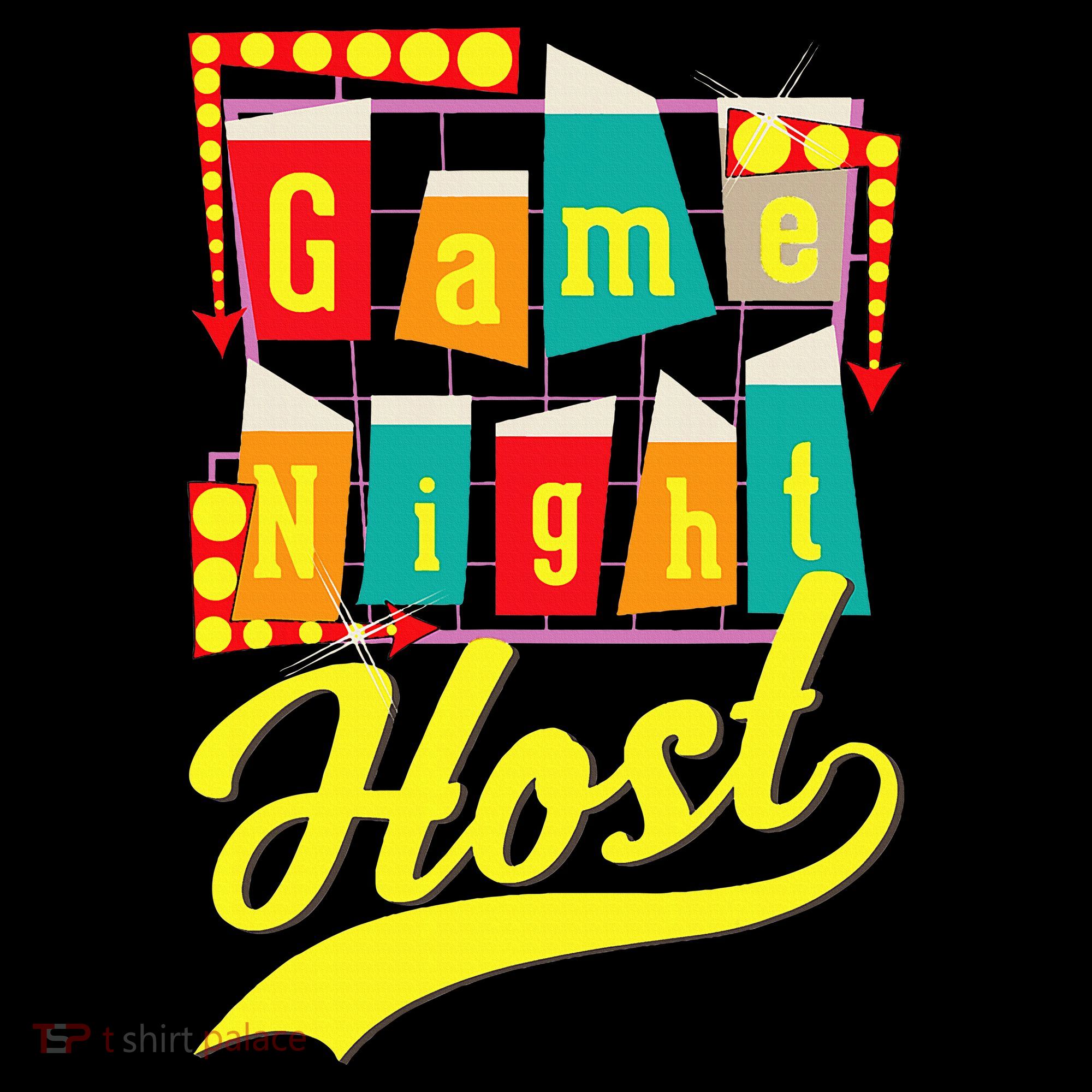 Game Night Host Family Board Game Trivia Night Mousepad