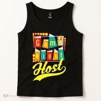 Game Night Host Family Board Game Trivia Night Tank Top thumb 2