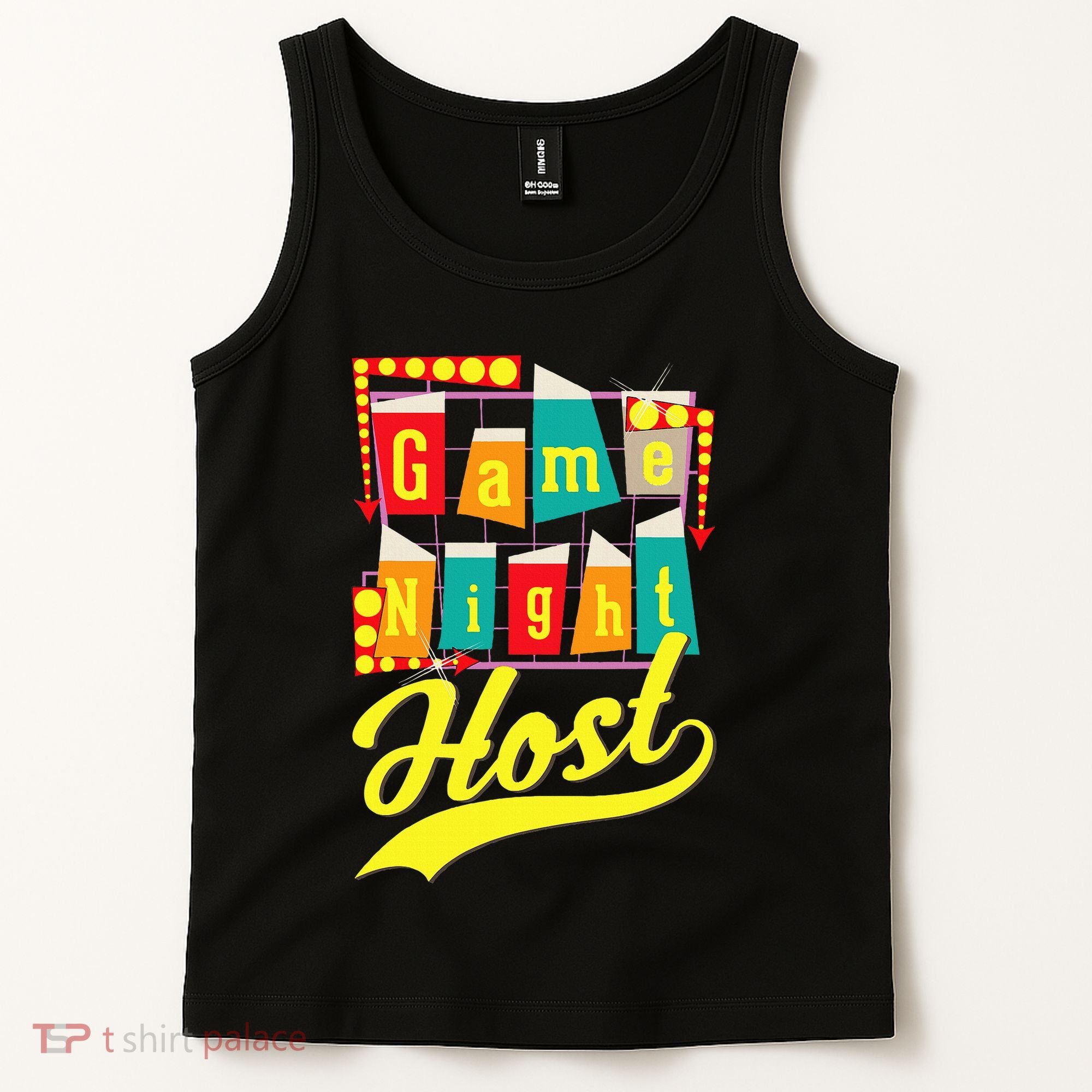 Game Night Host Family Board Game Trivia Night Tank Top