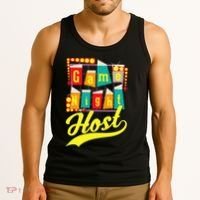 Game Night Host Family Board Game Trivia Night Tank Top thumb 3