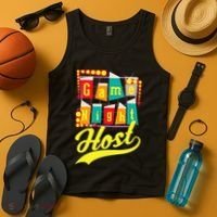 Game Night Host Family Board Game Trivia Night Tank Top thumb 4