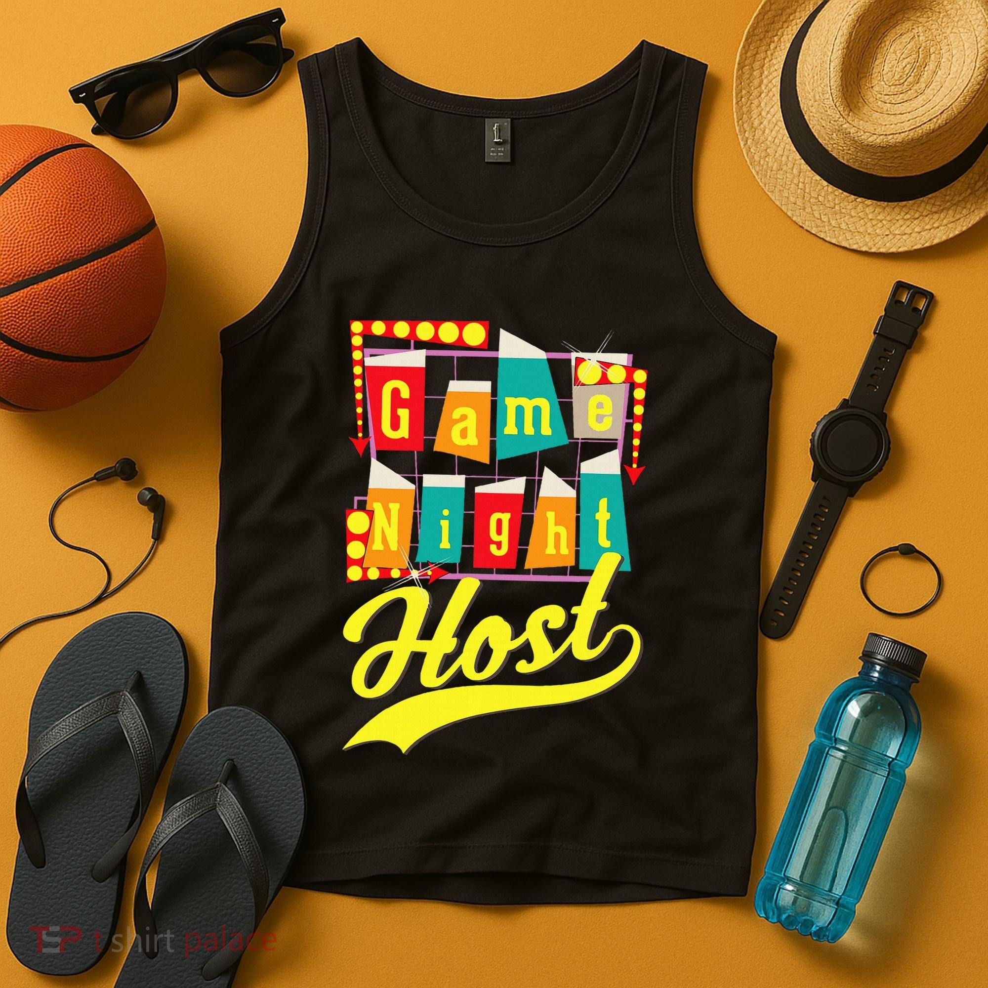 Game Night Host Family Board Game Trivia Night Tank Top