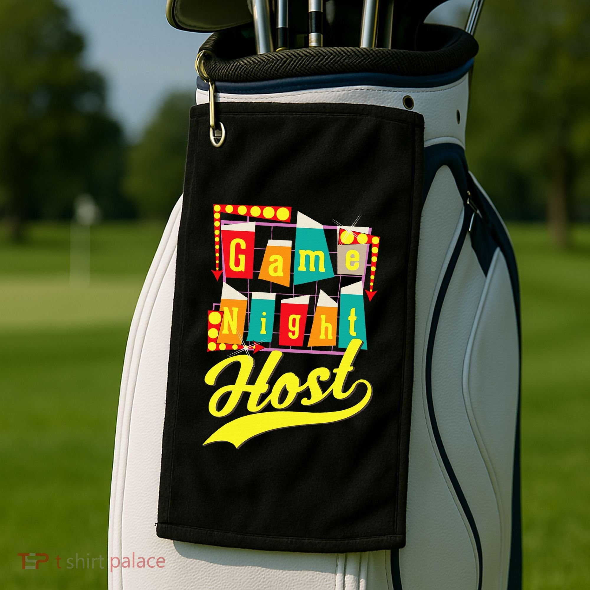 Game Night Host Family Board Game Trivia Night Golf Towel