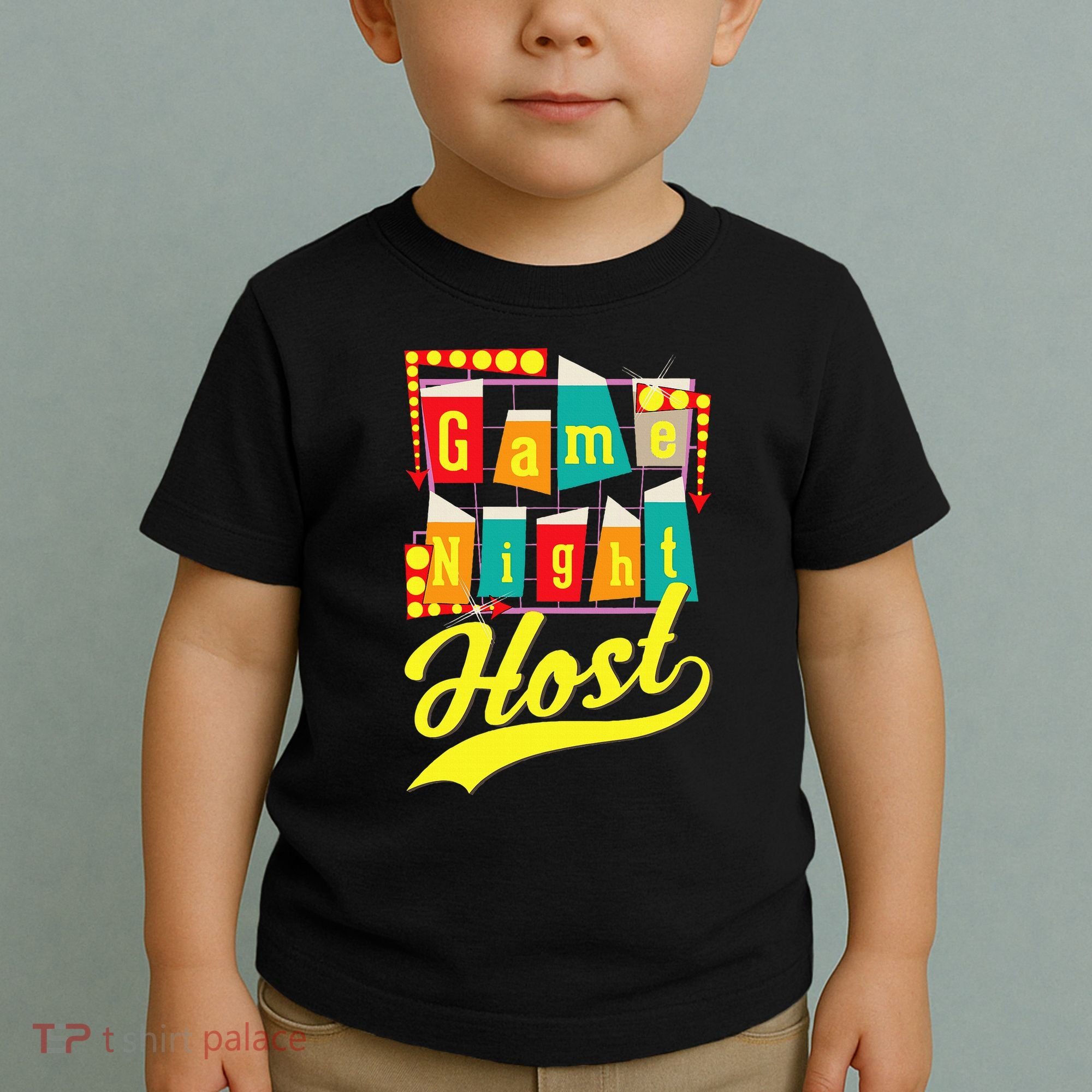Game Night Host Family Board Game Trivia Night Toddler T-Shirt