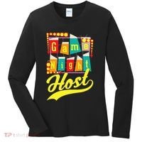 Game Night Host Family Board Game Trivia Night Women's Long Sleeve Shirt thumb 0