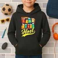 Game Night Host Family Board Game Trivia Night Kids Hoodie thumb 2