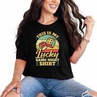 Game Night Host I Lucky Board Game Night Comfort Colors T-Shirt thumb 0