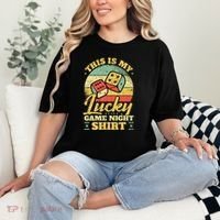 Game Night Host I Lucky Board Game Night Comfort Colors T-Shirt thumb 2