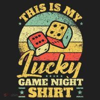 Game Night Host I Lucky Board Game Night Comfort Colors T-Shirt thumb 5