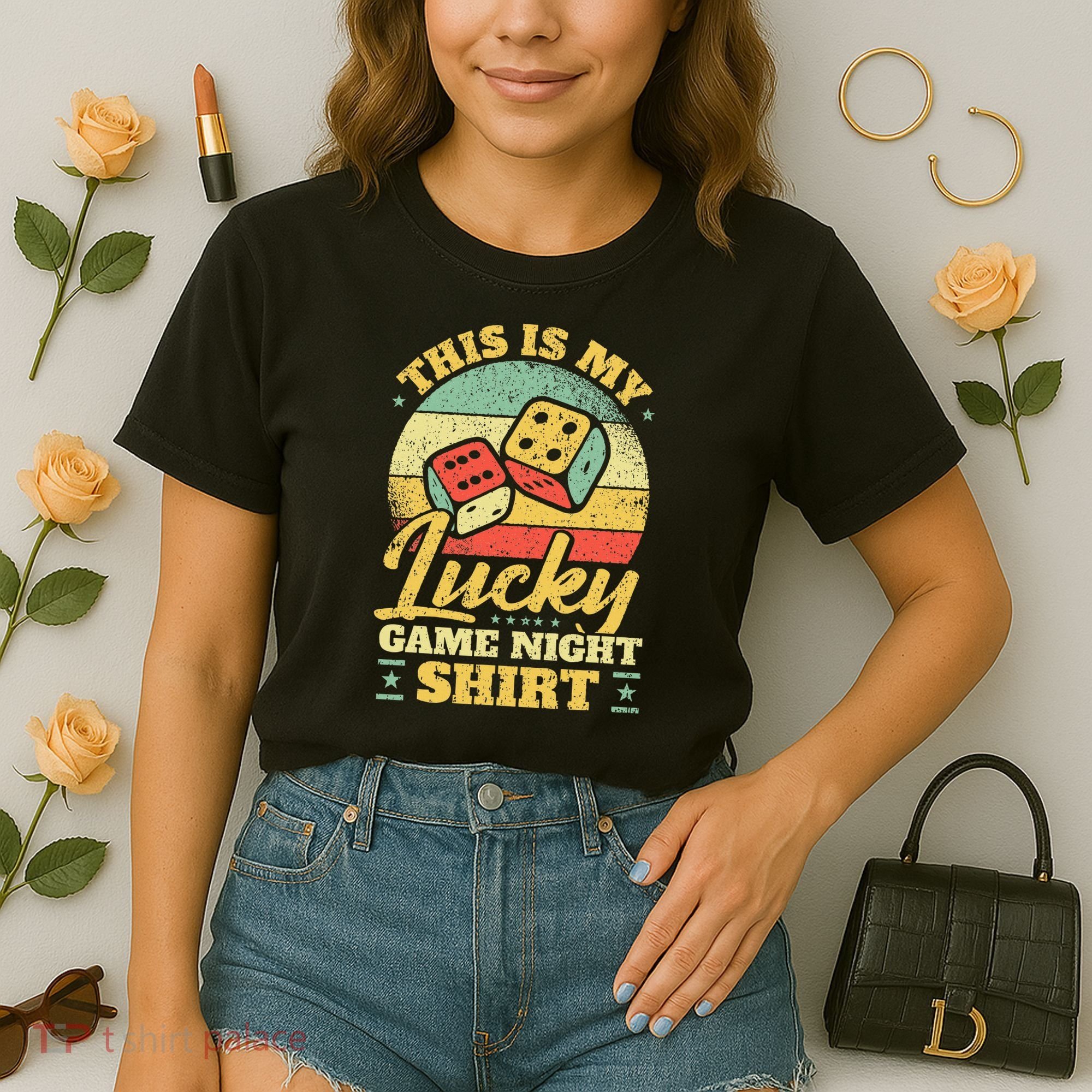 Game Night Host I Lucky Board Game Night Comfort Colors Boxy T-Shirt