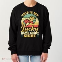 Game Night Host I Lucky Board Game Night Women's Sweatshirt thumb 0