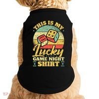 Game Night Host I Lucky Board Game Night Doggie Tank thumb 0