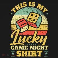 Game Night Host I Lucky Board Game Night USA-Made Doggie Bandana thumb 2
