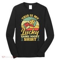 Game Night Host I Lucky Board Game Night Long Sleeve Shirt thumb 0