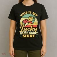 Game Night Host I Lucky Board Game Night T-Shirt thumb 4