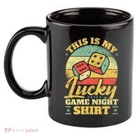 Game Night Host I Lucky Board Game Night 11oz C Handle Ceramic Mug thumb 2