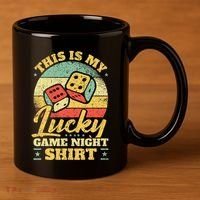 Game Night Host I Lucky Board Game Night 11oz C Handle Ceramic Mug thumb 3