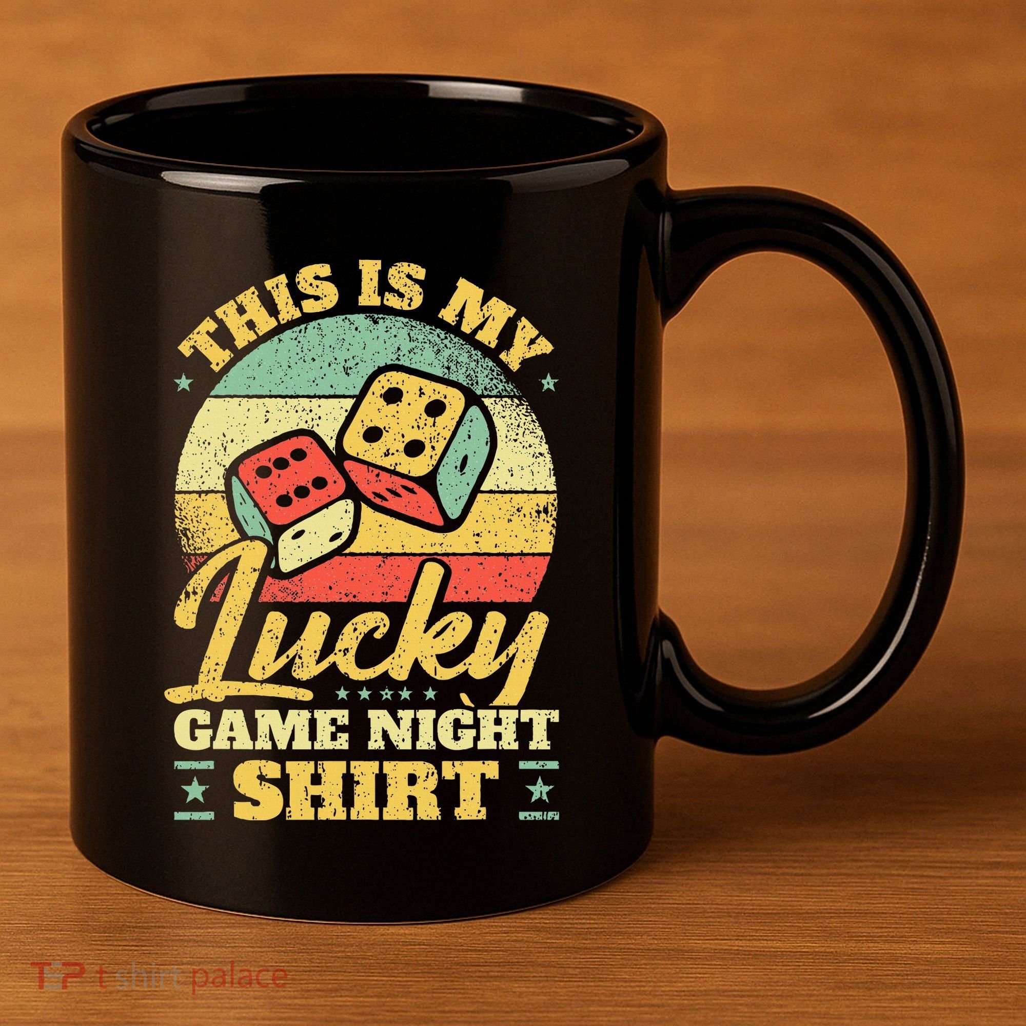Game Night Host I Lucky Board Game Night 11oz C Handle Ceramic Mug