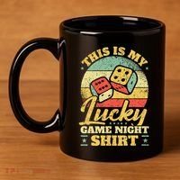 Game Night Host I Lucky Board Game Night 11oz C Handle Ceramic Mug thumb 4