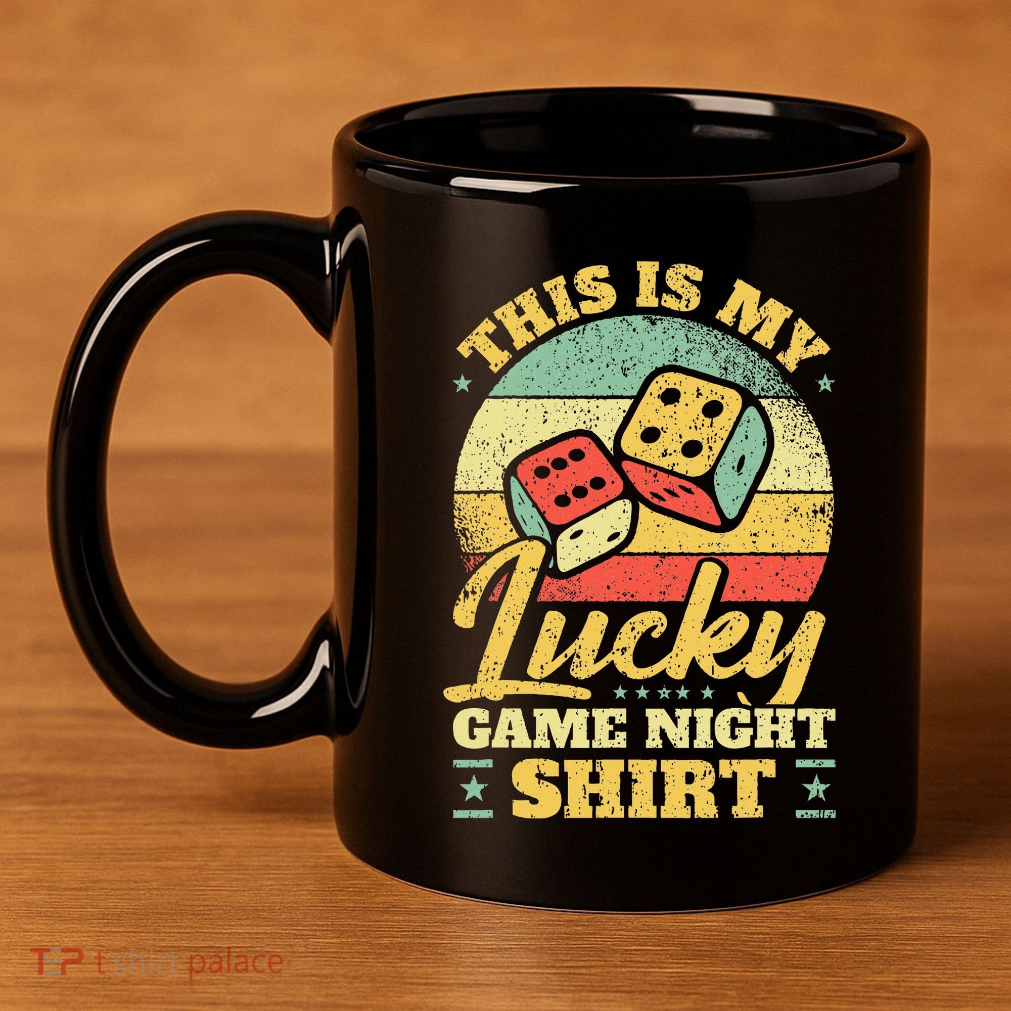 Game Night Host I Lucky Board Game Night 11oz C Handle Ceramic Mug