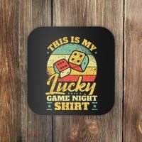 Game Night Host I Lucky Board Game Night Coaster thumb 0