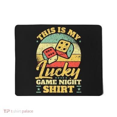 Game Night Host I Lucky Board Game Night Mousepad