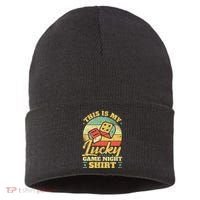 Game Night Host I Lucky Board Game Night Sustainable Knit Beanie thumb 0