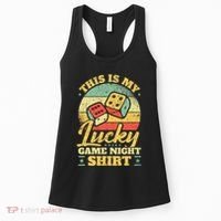 Game Night Host I Lucky Board Game Night Women's Tank Top thumb 0