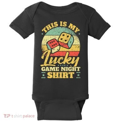 Game Night Host I Lucky Board Game Night Baby Bodysuit
