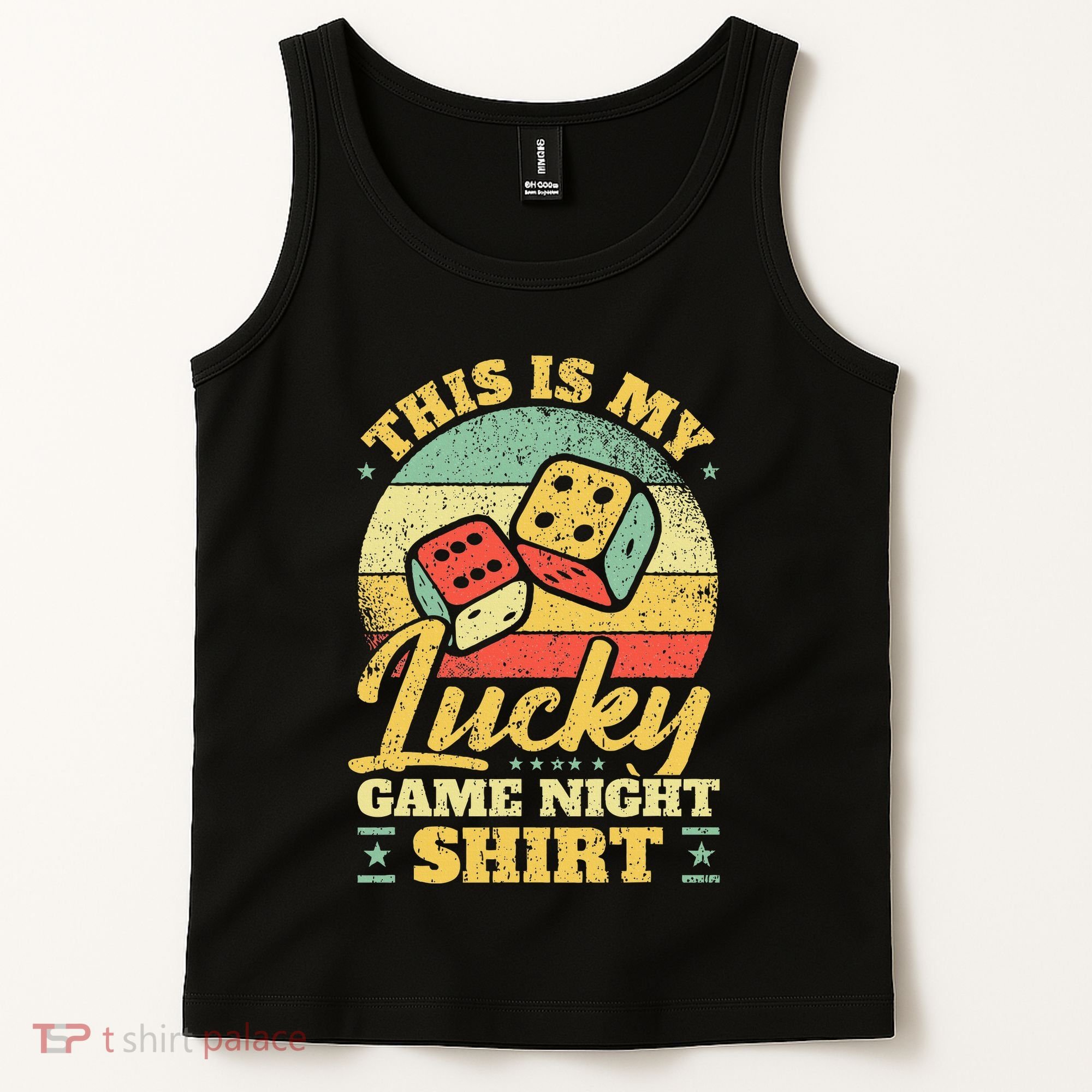 Game Night Host I Lucky Board Game Night Tank Top