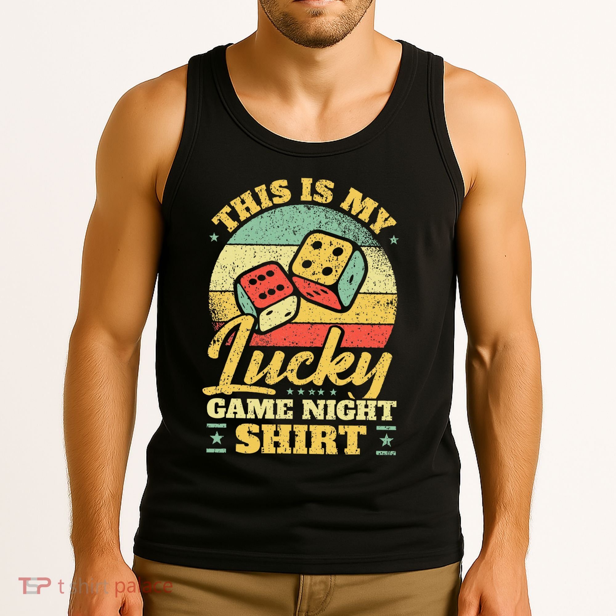 Game Night Host I Lucky Board Game Night Tank Top